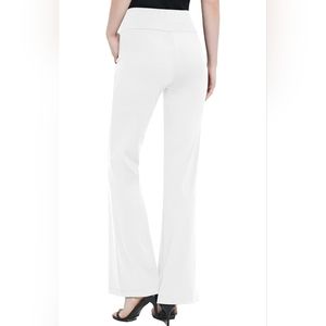 Coco High Waisted Pants - White